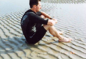 England, Hayling Island, During a low tide...,2001